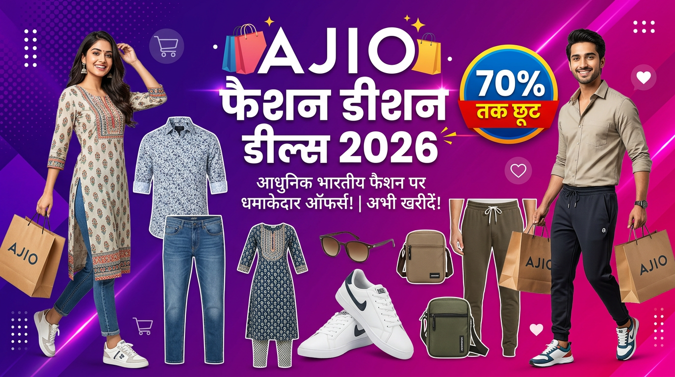 Ajio पर सबसे सस्ते फैशन डील्स 2026: Allen Solly और बड़े ब्रांड्स पर भारी छूट